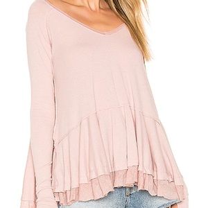Free People We the Free Tangerine Tee in Mauve